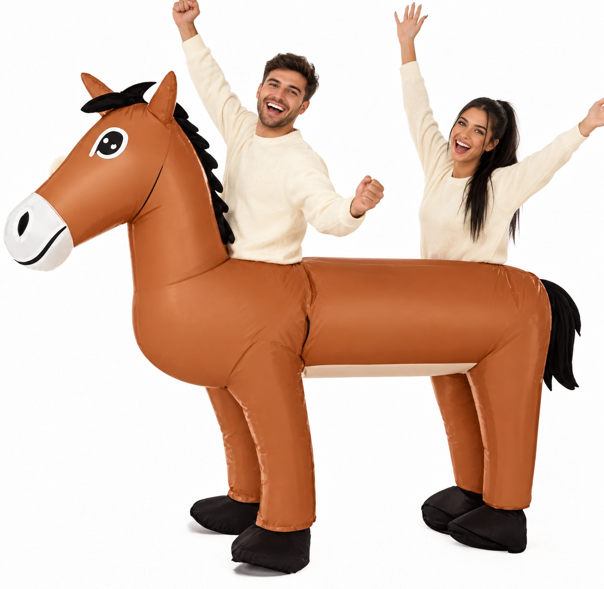 Inflatable Two-Person Horse Costume