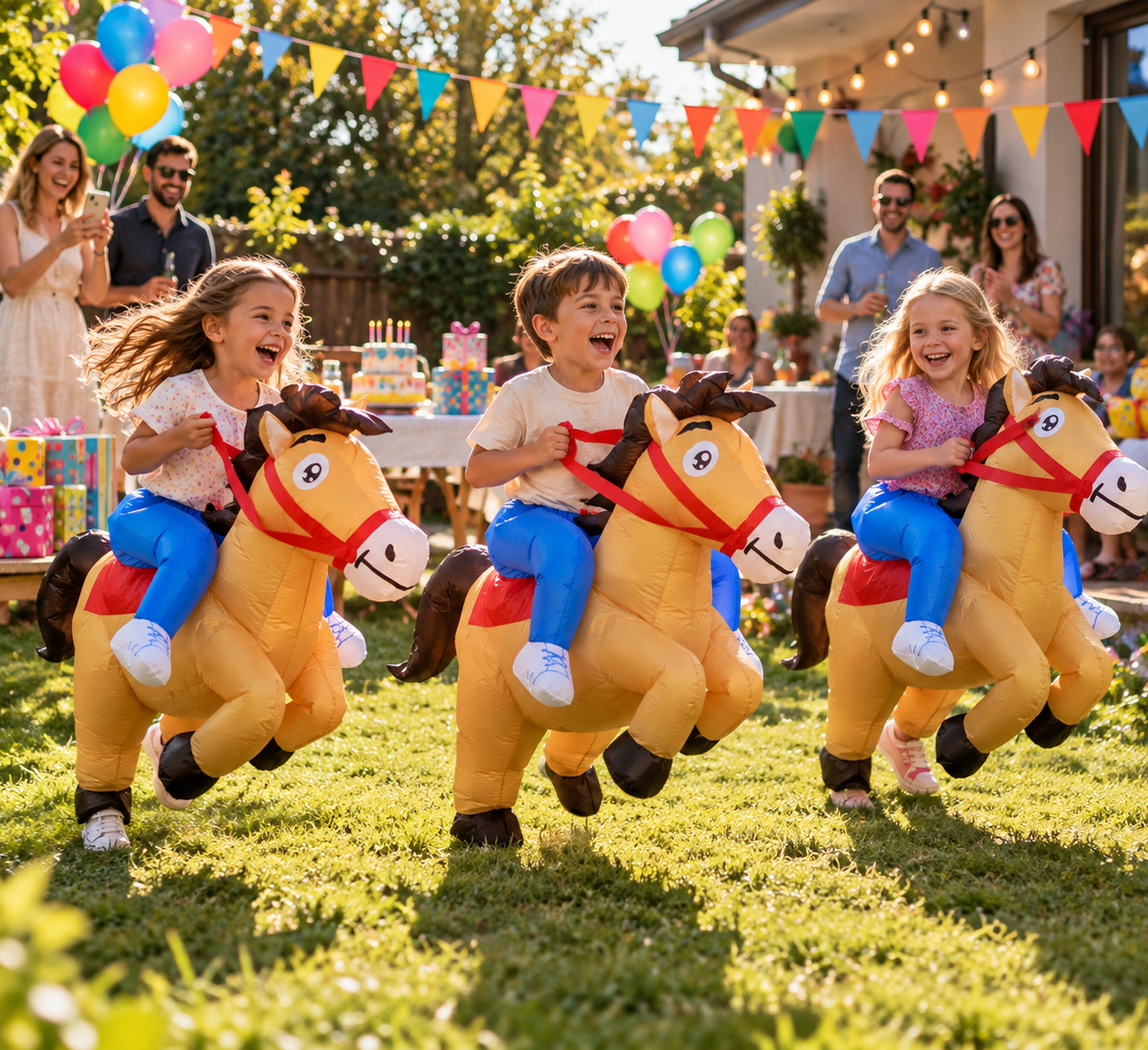 Kids Inflatable Horse Rider Costume