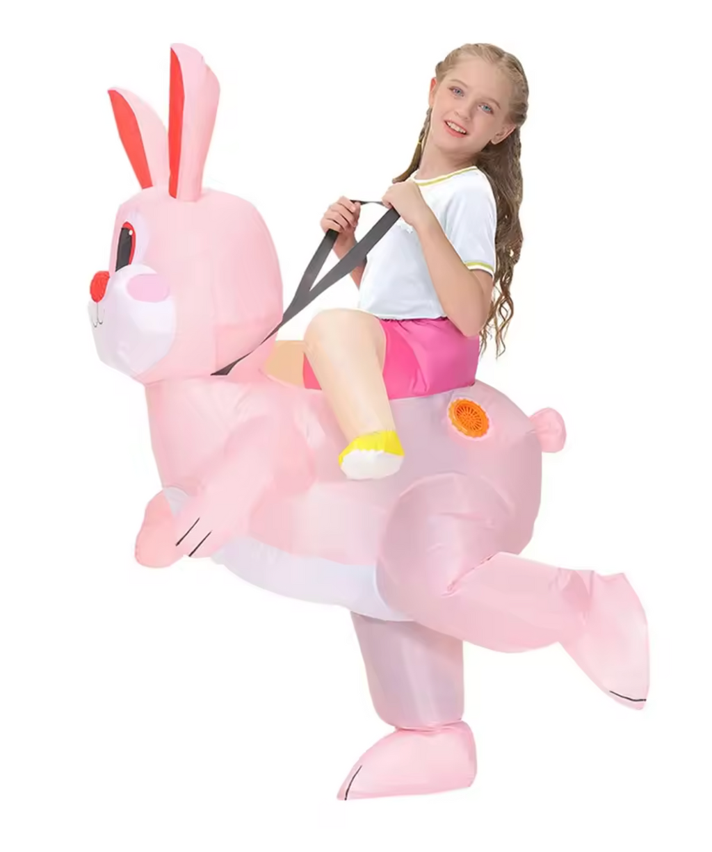 Kids Inflatable Bunny Rider Costume